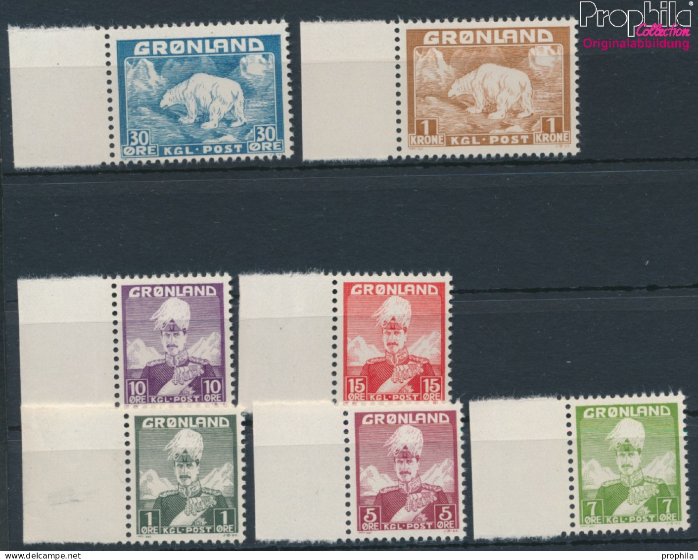 Dänemark - Grönland Postfrisch Christian X. 1938 König Christian X.  (10174200 - Oblitérés