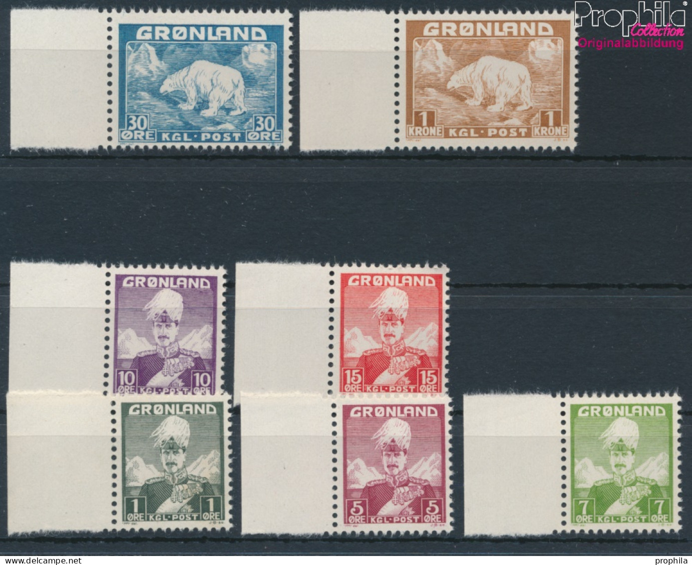 Dänemark - Grönland Postfrisch Christian X. 1938 König Christian X.  (10174201 - Usados