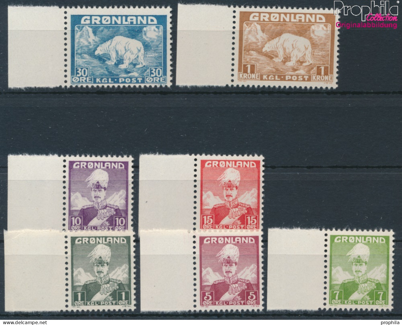 Dänemark - Grönland Postfrisch Christian X. 1938 König Christian X.  (10174202 - Oblitérés