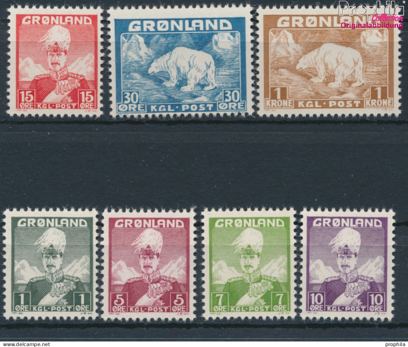 Dänemark - Grönland Postfrisch Christian X. 1938 König Christian X.  (10174212 - Usati