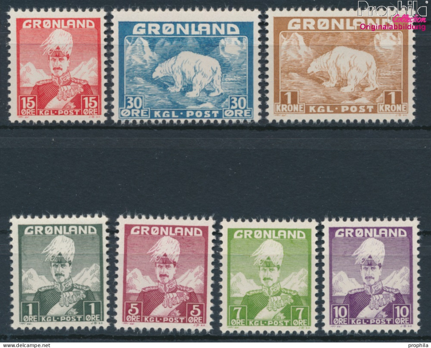 Dänemark - Grönland Postfrisch Christian X. 1938 König Christian X.  (10174215 - Gebruikt