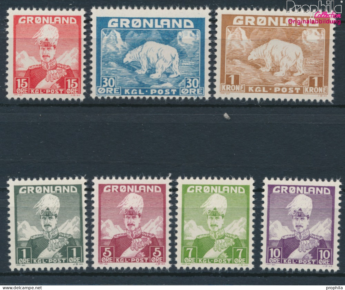 Dänemark - Grönland Postfrisch Christian X. 1938 König Christian X.  (10174218 - Usados