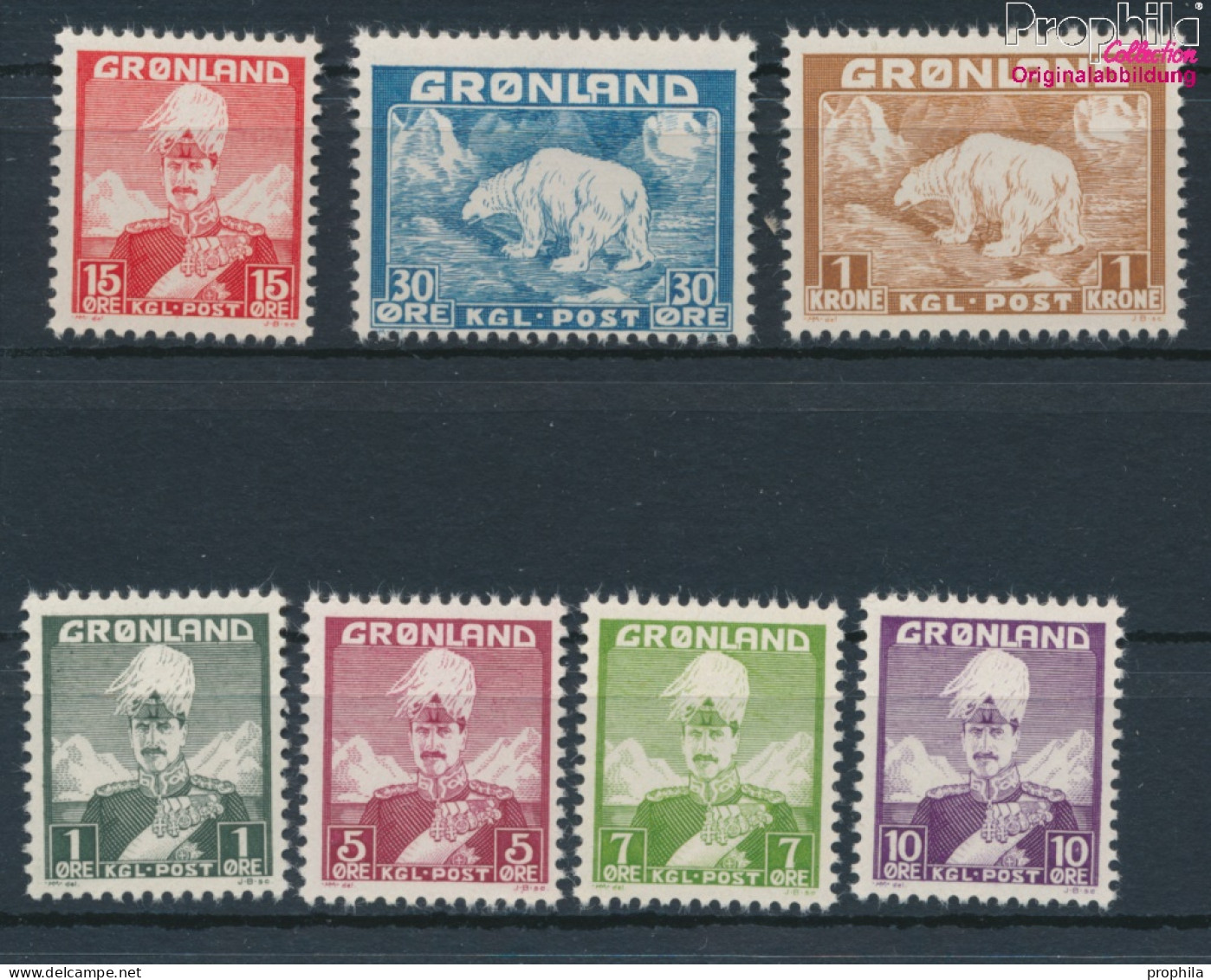 Dänemark - Grönland Postfrisch Christian X. 1938 König Christian X.  (10174225 - Used Stamps