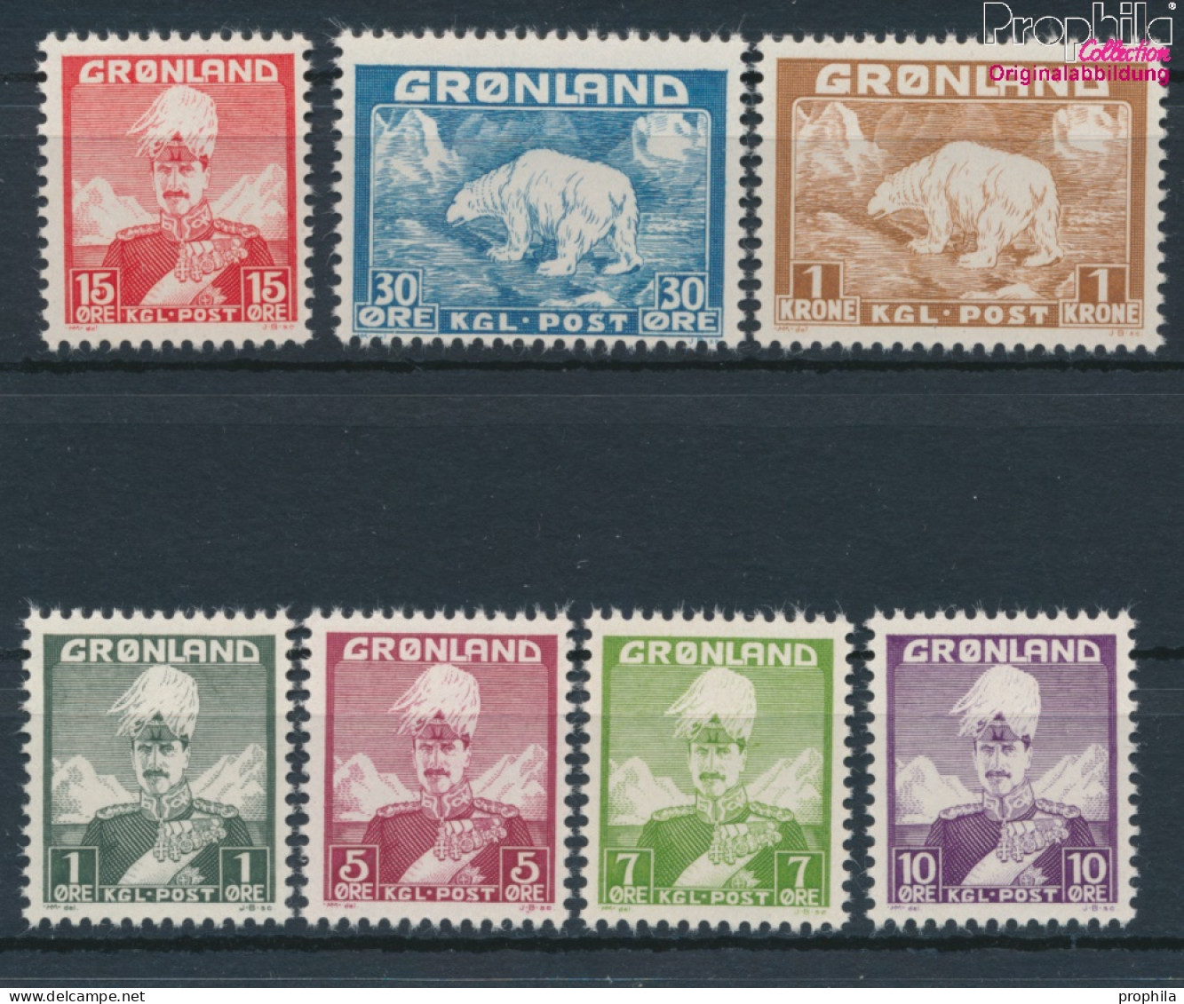 Dänemark - Grönland Postfrisch Christian X. 1938 König Christian X.  (10174227 - Used Stamps