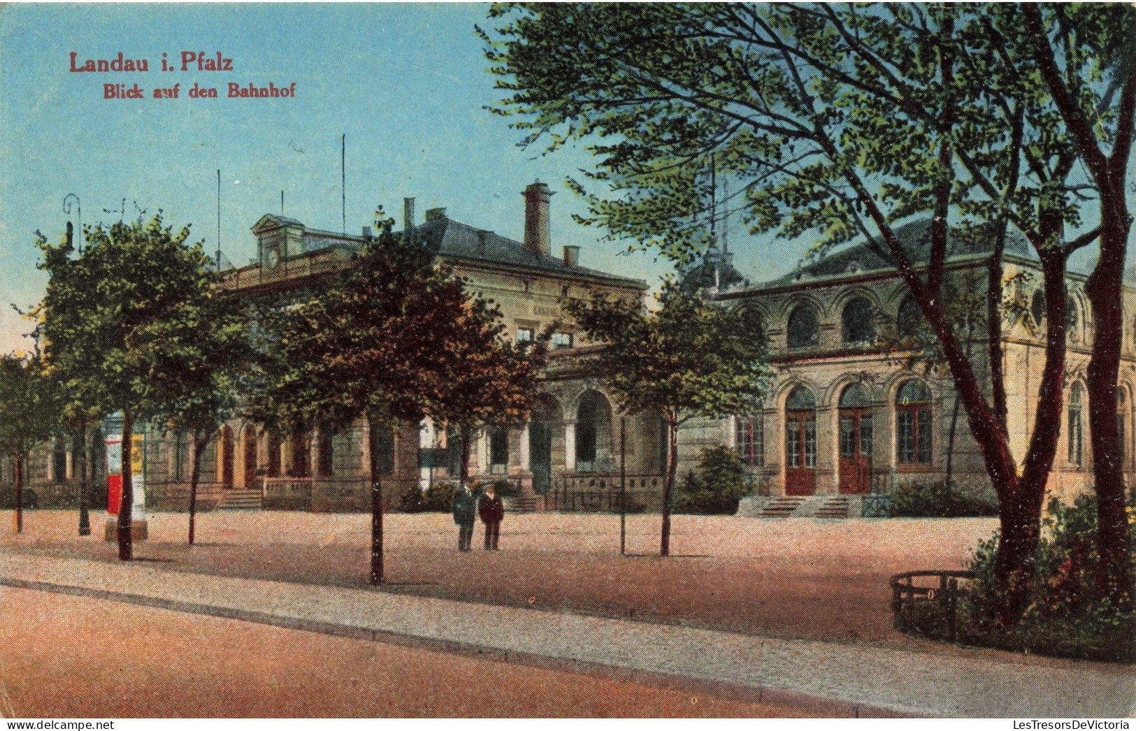 ALLEMAGNE - Landau In Der Pfalz - Vue De La Gare - Colorisé - Carte Postale Ancienne - Landau