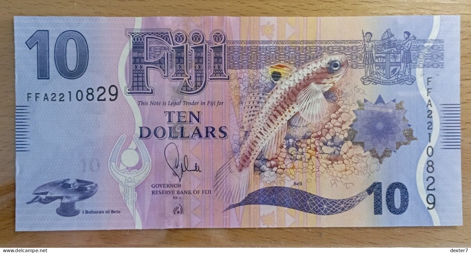 Fiji 10 Dollars 2012 UNC - Fiji