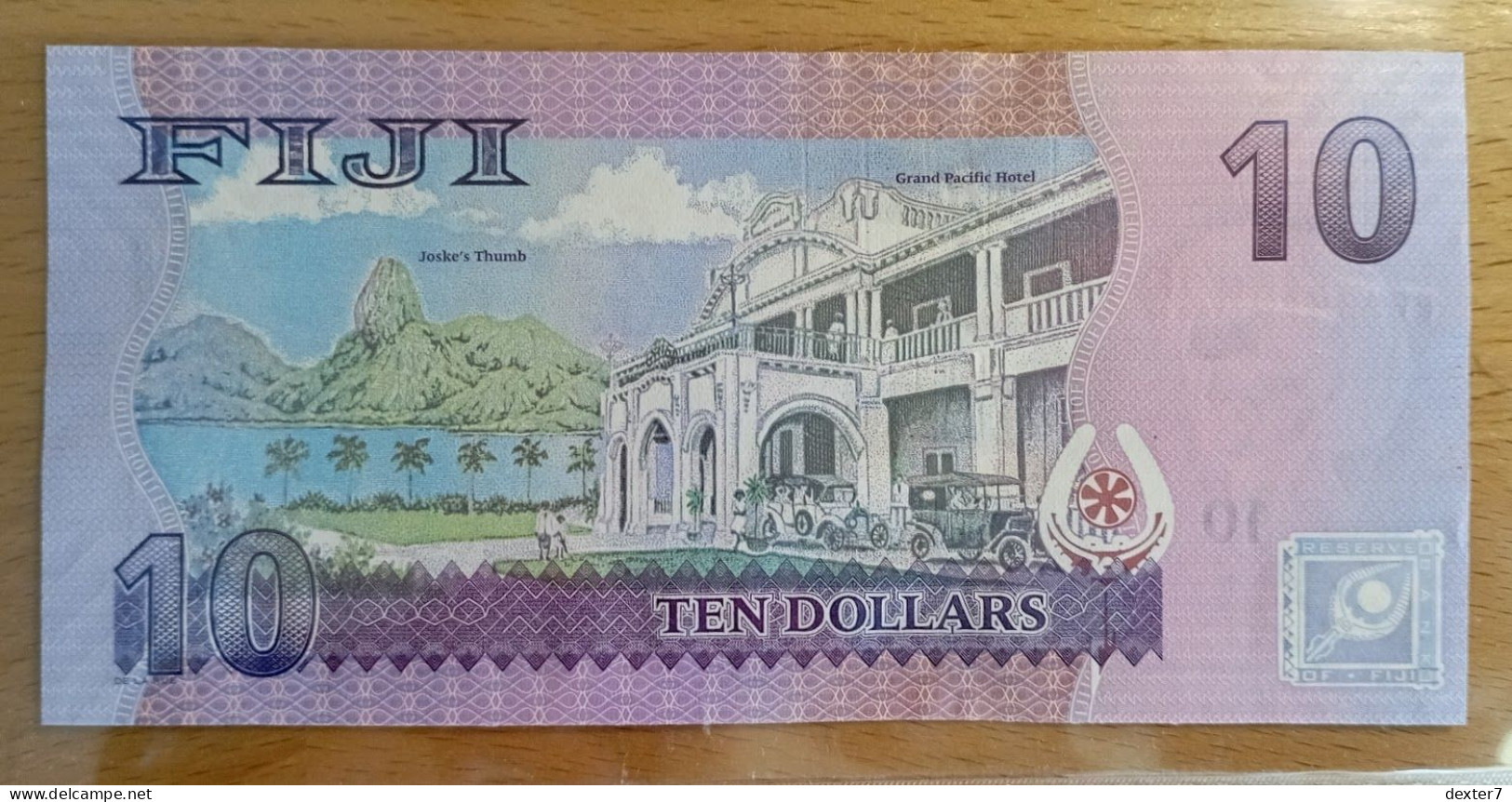 Fiji 10 Dollars 2012 UNC - Figi