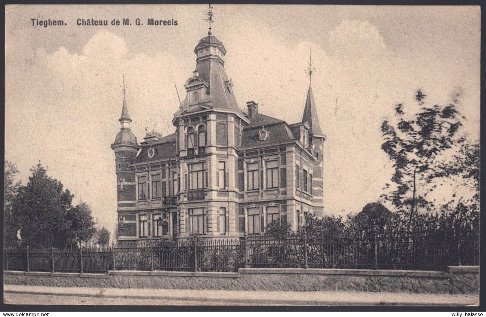 +++ CPA - TIEGHEM - Anzegem - Château De M.G. Moreels  // - Anzegem