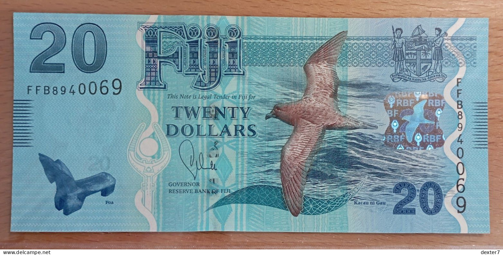 Fiji 20 Dollars 2012 UNC - Figi