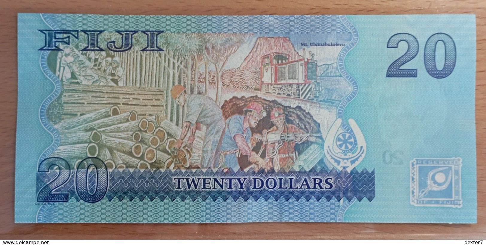 Fiji 20 Dollars 2012 UNC - Figi