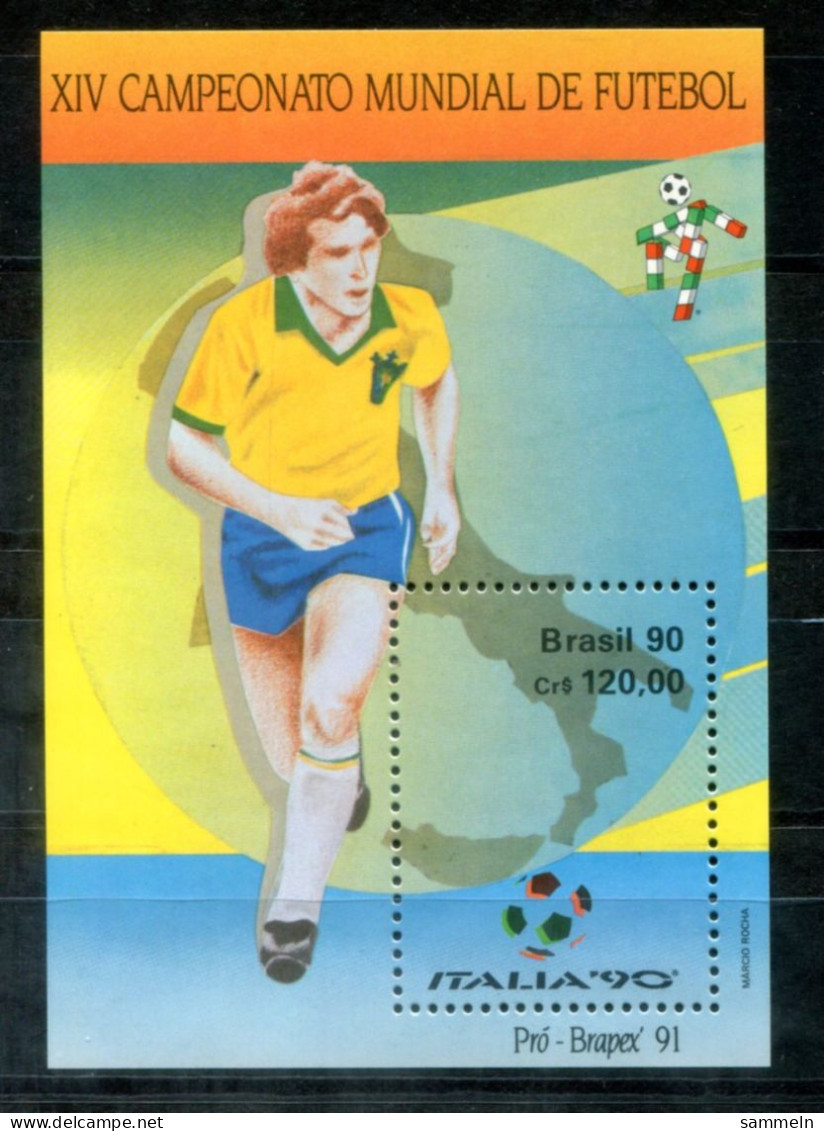 BRASILIEN Block 84, Bl.84 Mnh - Fußball-WM, Football, Calcio, Futebol - BRAZIL / BRÉSIL - Blocks & Sheetlets