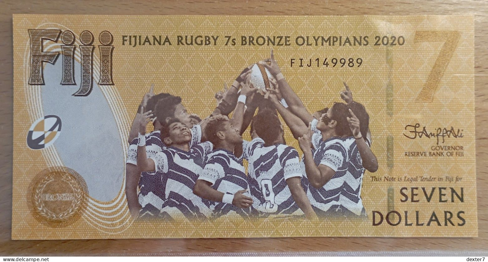 Fiji 7 Dollars 2022 UNC - Fidji