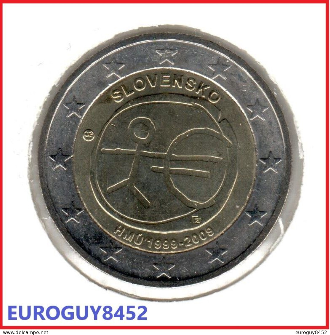 SLOWAKIJE - 2 € 2009 UNC - E.M.U. - Slowakei