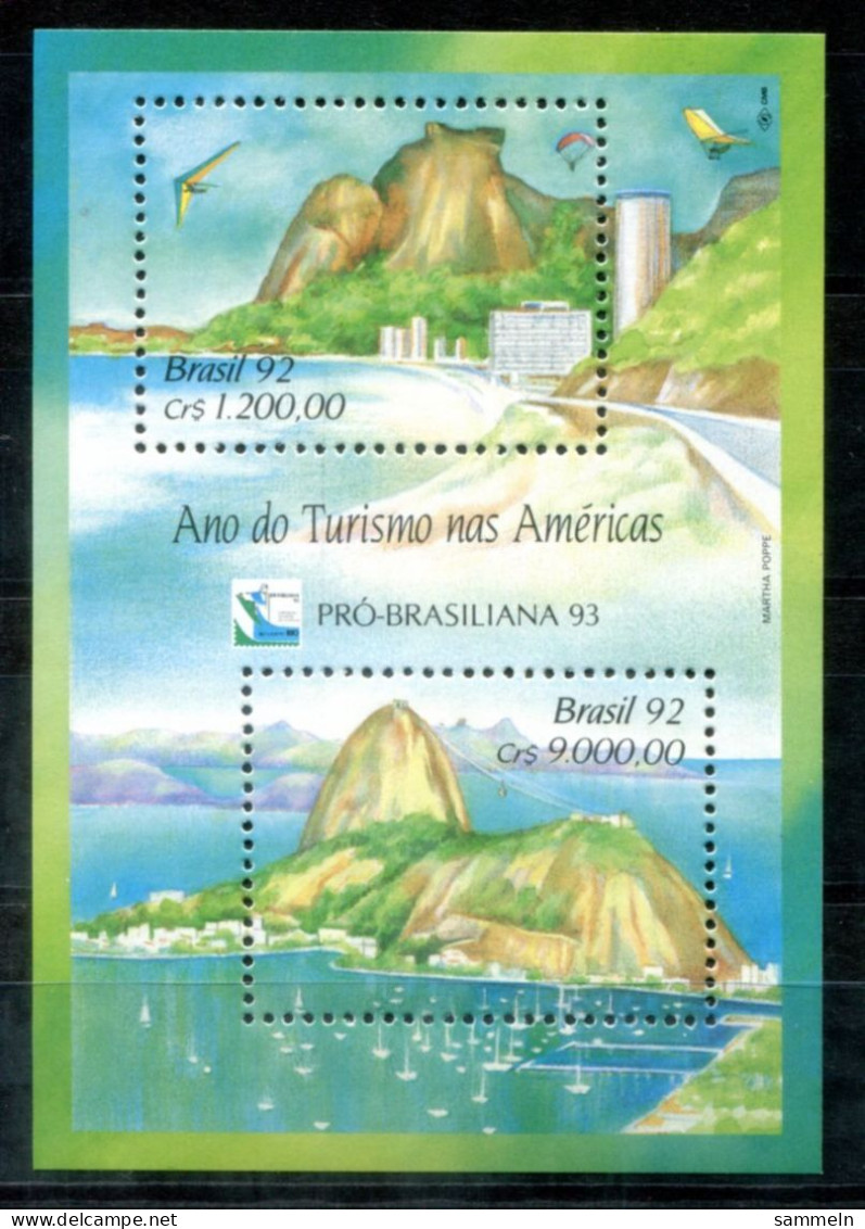 BRASILIEN Block 91, Bl.91 Mnh - Zuckerhut, Sugarloaf Mountain, Mont Du Pain De Sucre - BRAZIL / BRÉSIL - Blocs-feuillets