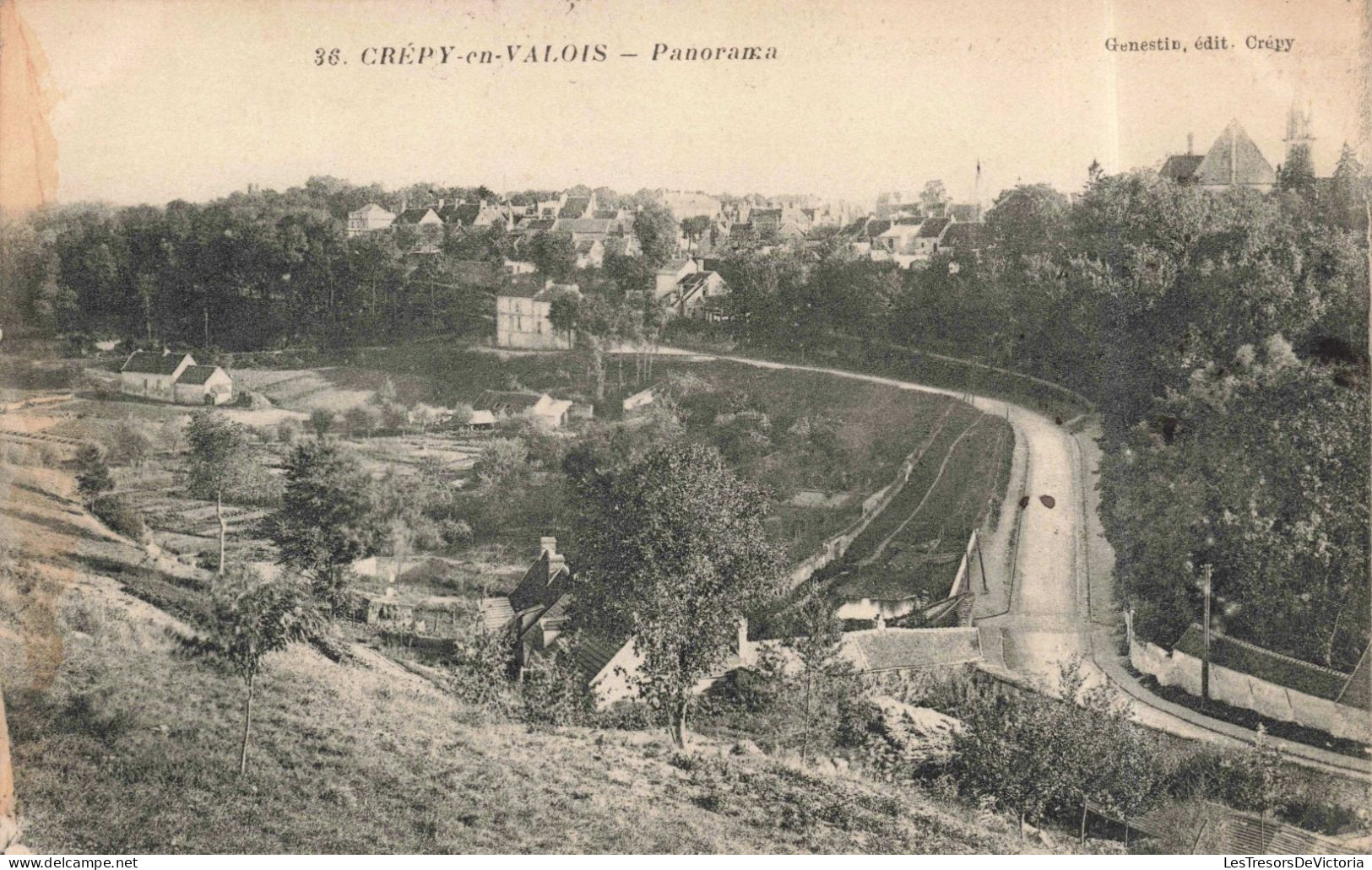 FRANCE - Senlis - Crépy En Valois - Panorama - Carte Postale Ancienne - Senlis