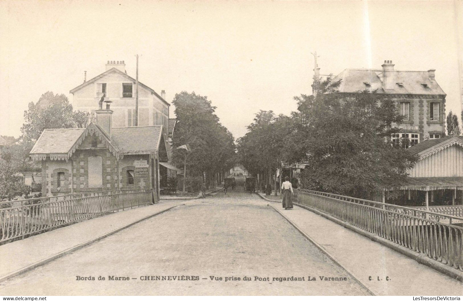 FRANCE - Créteil - Chennevières - Vue Prise Du Pont Regardant La Varenne - Bords De Marne - Carte Postale Ancienne - Creteil