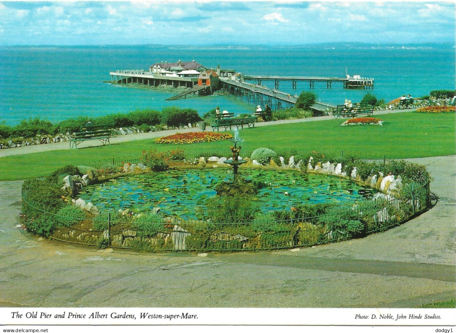 THE OLD PIER, WESTON-SUPER-MARE, SOMERSET, ENGLAND. UNUSED POSTCARD   Zf7 - Weston-Super-Mare