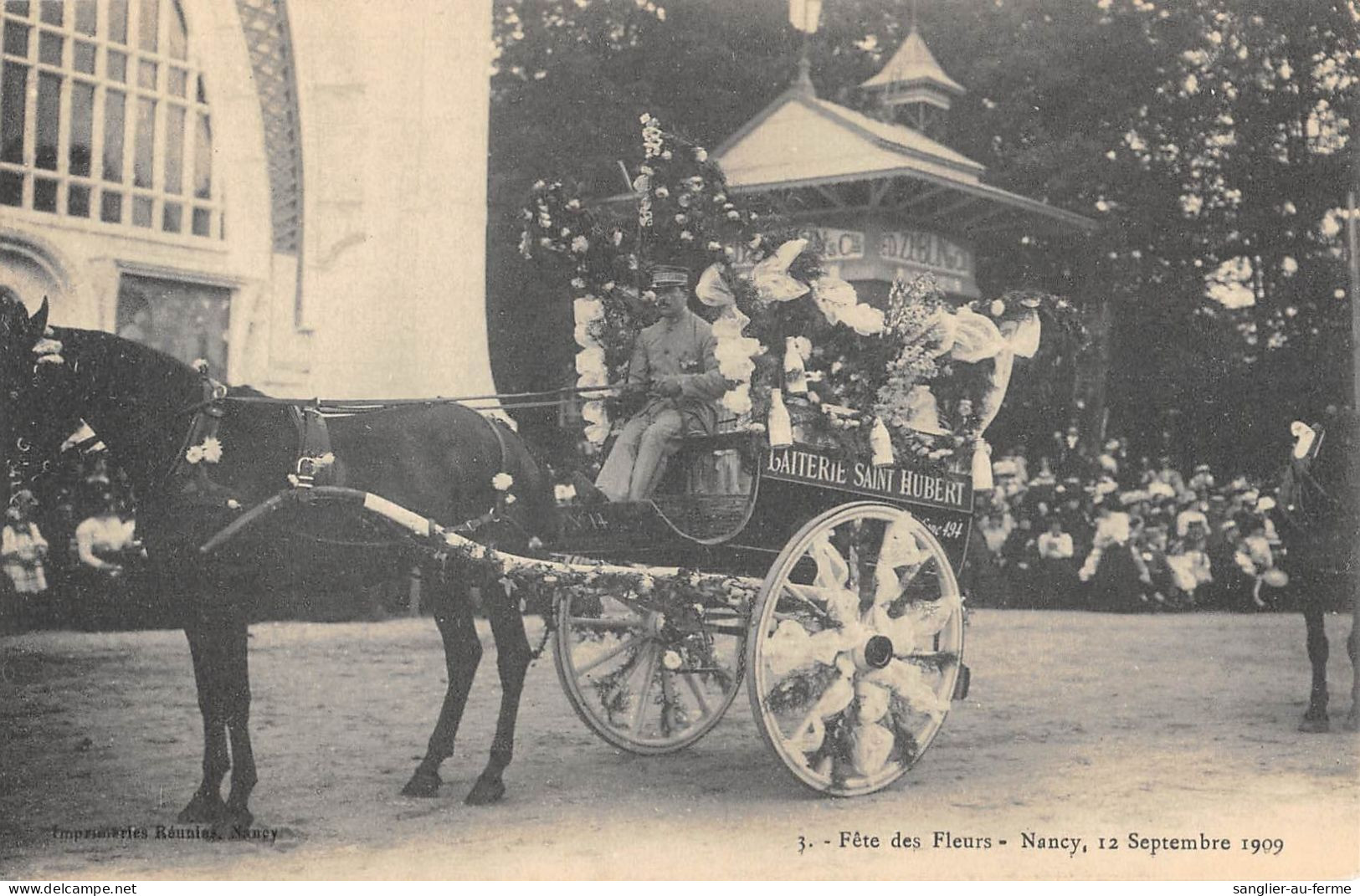 CPA 54 NANCY / FETE DES FLEURS / 12 SEPTEMBRE 1909 - Autres & Non Classés