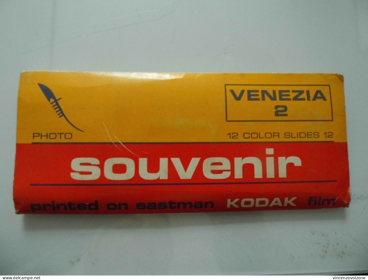 "VENEZIA 2  PHOTO SOUVENIR 12C COLOR SLIDES Printed On Eastman KODAK" - Diapositives