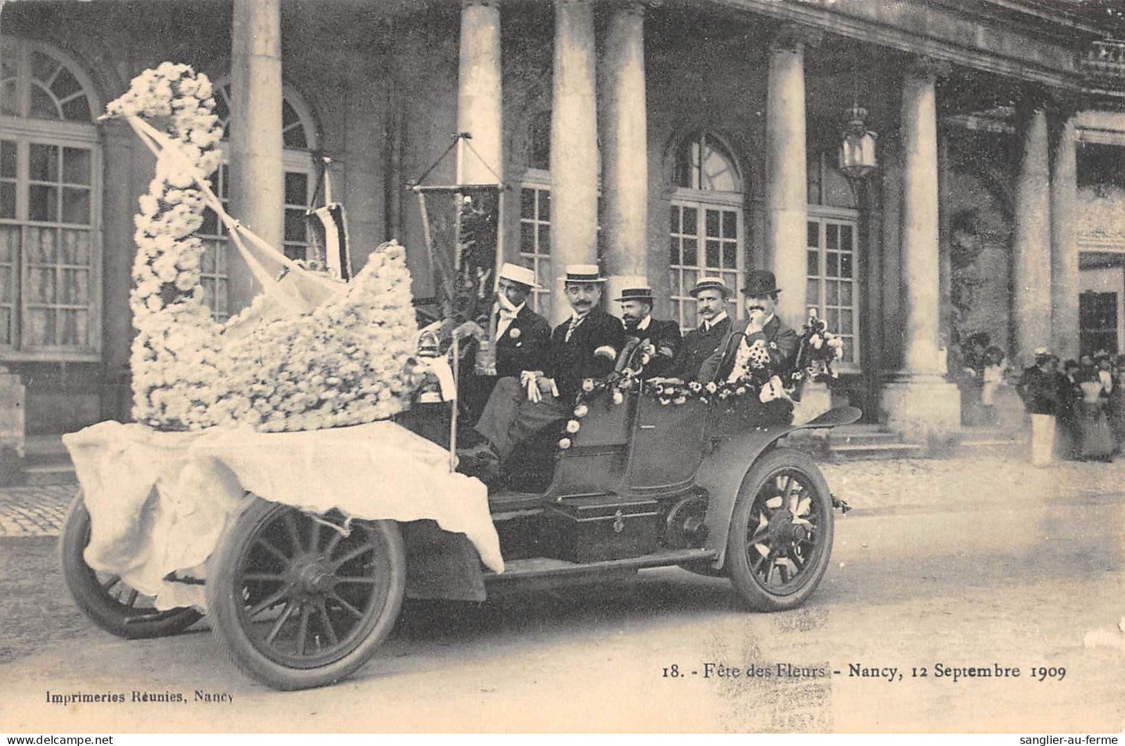 CPA 54 NANCY / FETE DES FLEURS / 12 SEPTEMBRE 1909 - Other & Unclassified