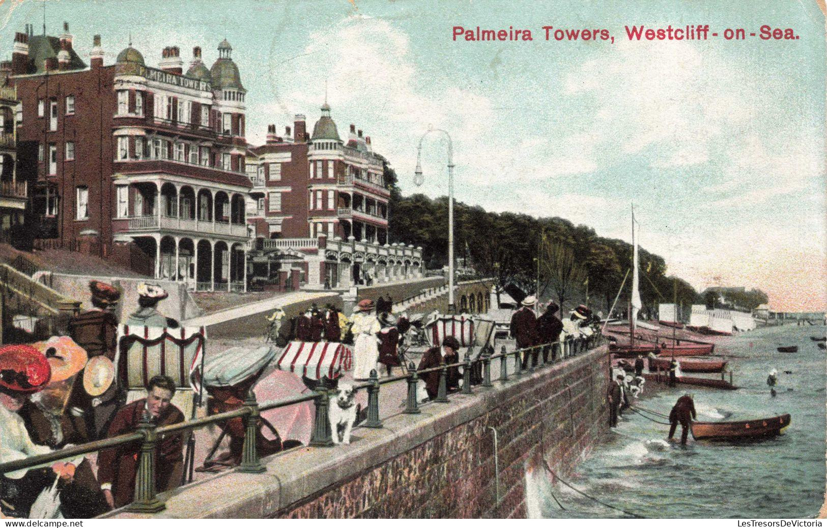 ROYAUME-UNI  - Westcliff-on-Sea - Tours De Palmeira - Colorisé - Animé -  Carte Postale Ancienne - Southend, Westcliff & Leigh