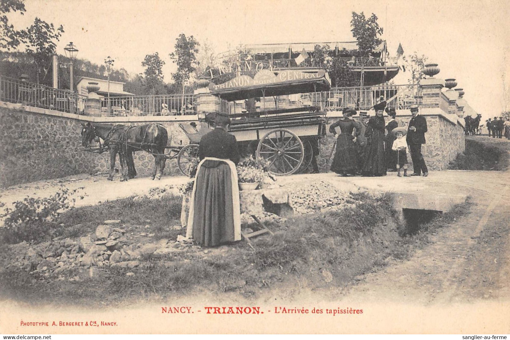 CPA 54 NANCY TRIANON / ARRIVEE DES TAPISSIERES - Autres & Non Classés