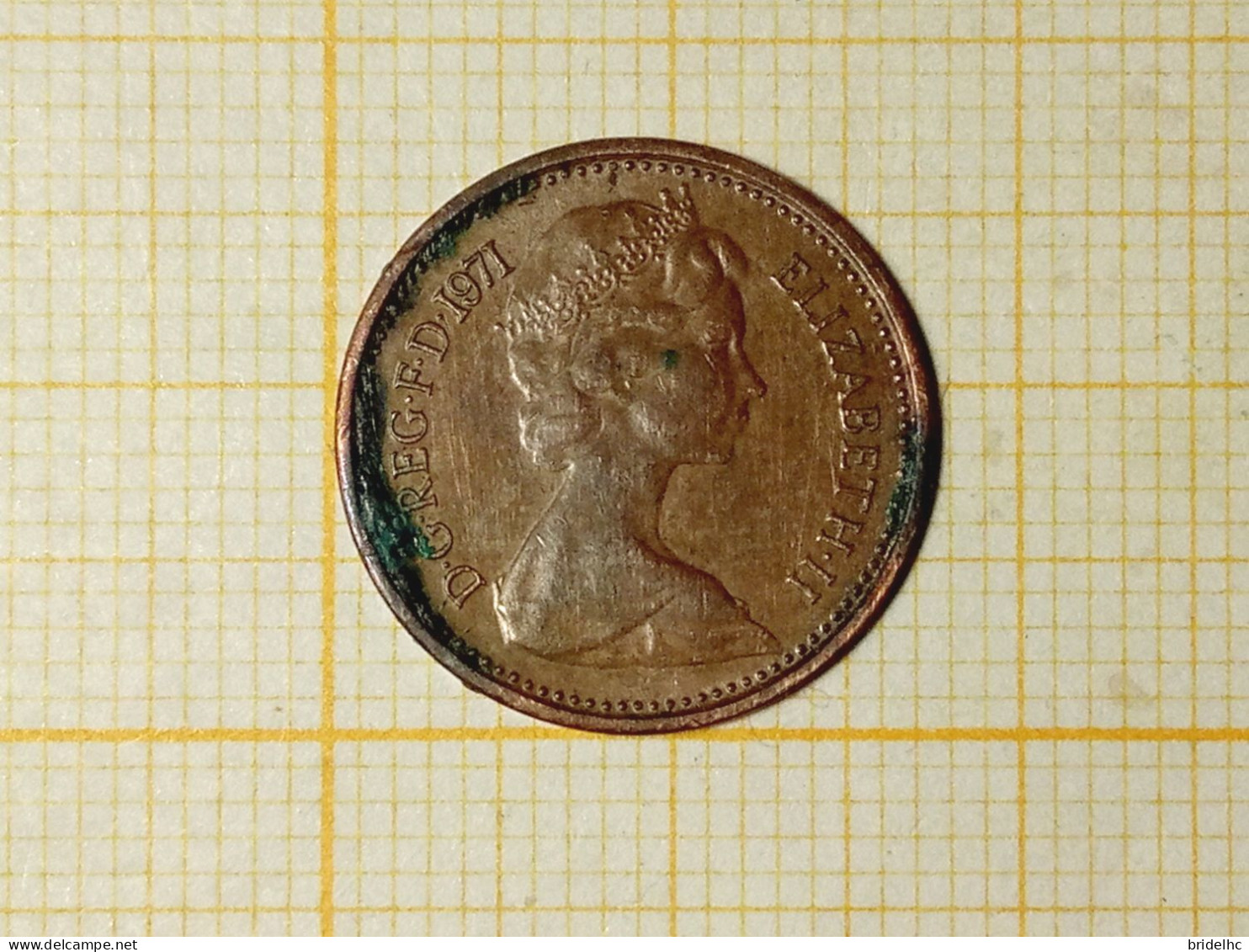 Angleterre 1/2 Penny Elisabeth II 1971 - 1/2 Penny & 1/2 New Penny
