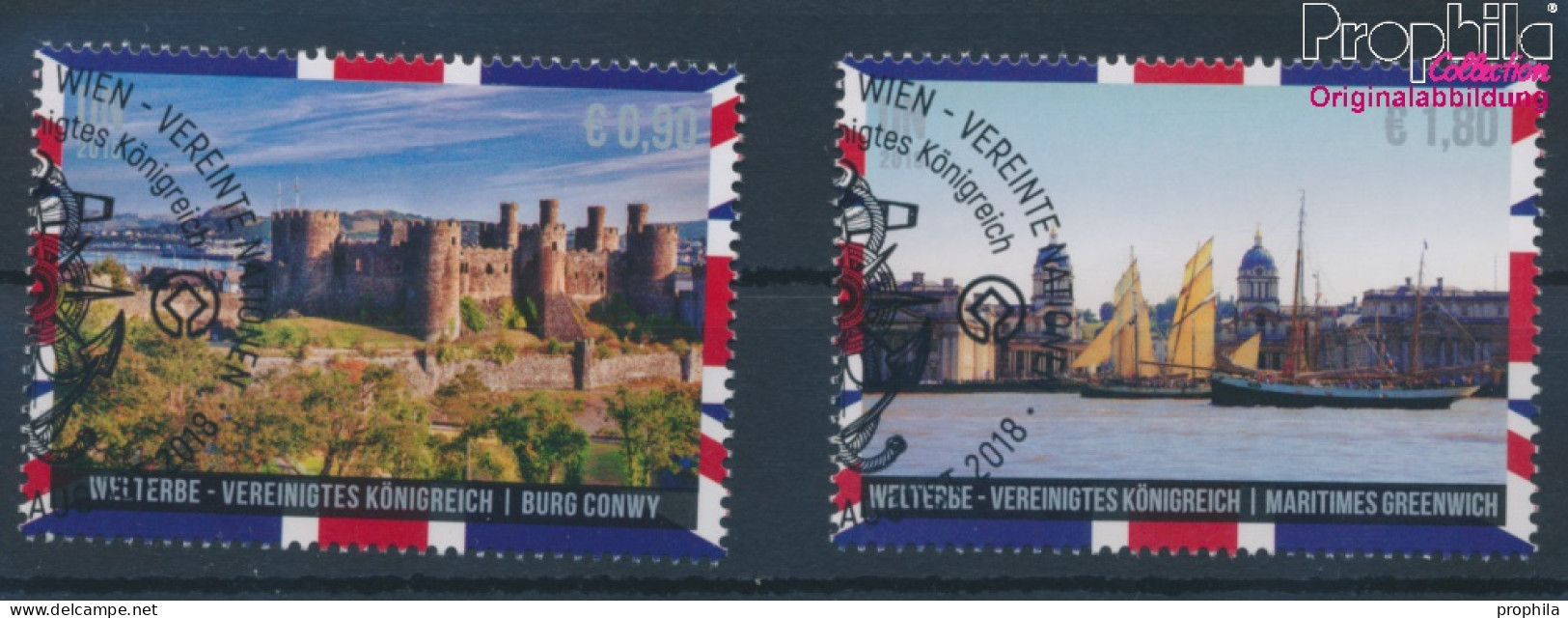 UNO - Wien 1020-1021 (kompl.Ausg.) Gestempelt 2018 Vereinigtes Königreich (10216441 - Used Stamps