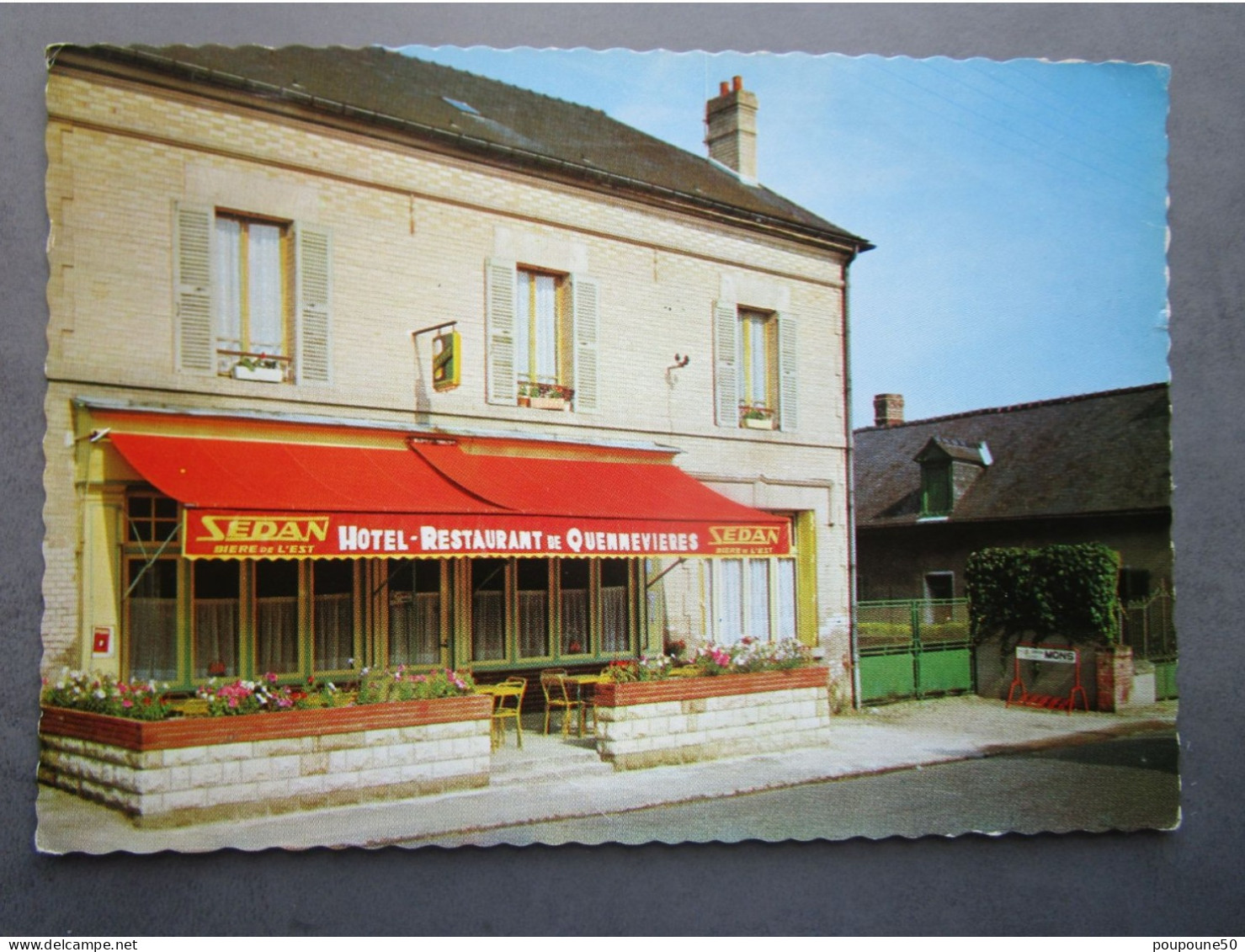 CP 60 Oise OLLENCOURT TRACY LE MONT Prés Ribecourt Dreslincourt - Hôtel Restaurant De Quennevieres Sedan Bière De L'est - Ribecourt Dreslincourt