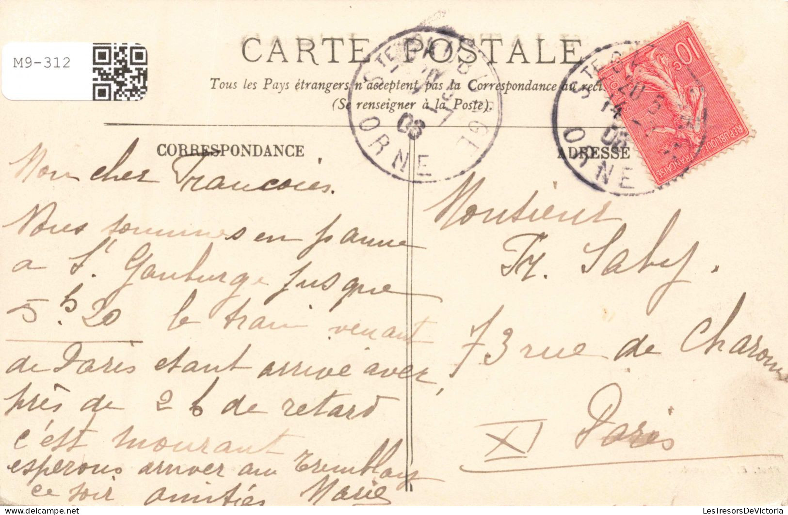 FRANCE - Mortagne Au Perche - Sainte Gauburge - Vue Panoramique - Carte Postale Ancienne - Mortagne Au Perche