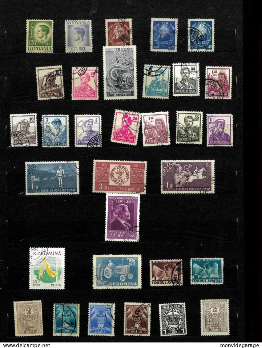 Collection De Timbres De Roumanie De L'année 1885 à L'année 1994 - A étudié - Sammlungen