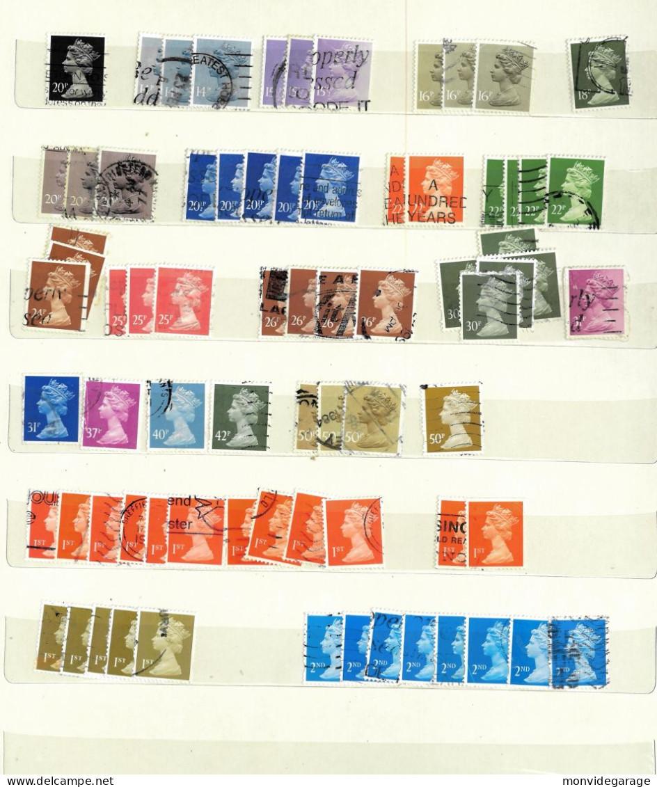 Collection De Timbres D'Angleterre  - A étudié - Colecciones Completas