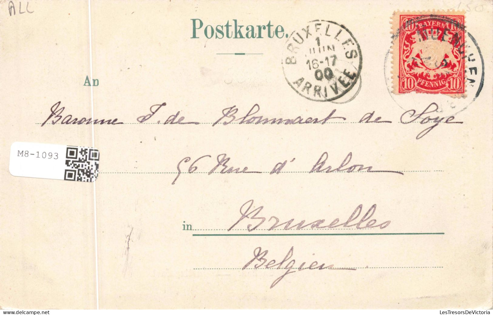 ALLEMAGNE - Muenchen - Palais De Justice - Animé - Carte Postale Ancienne - München