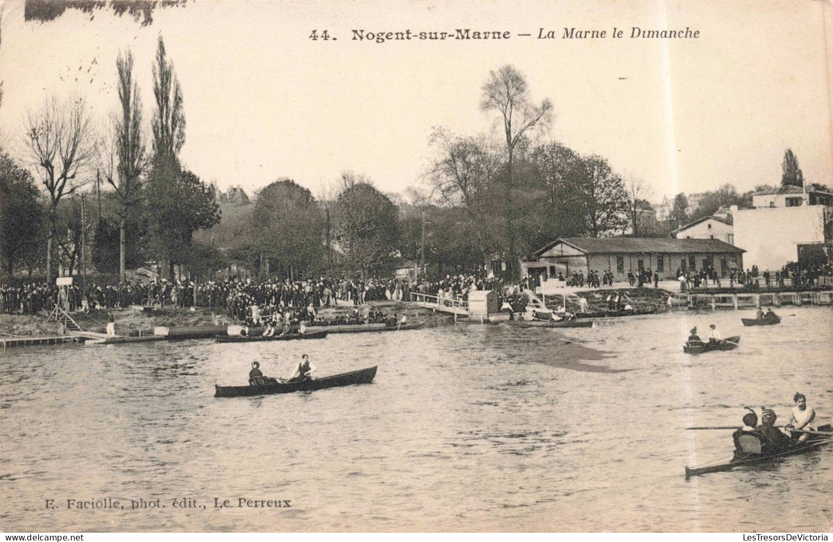 FRANCE - Nogent Sur Marne - La Marne Le Dimanche -  Animé - Carte Postale Ancienne - Nogent Sur Marne