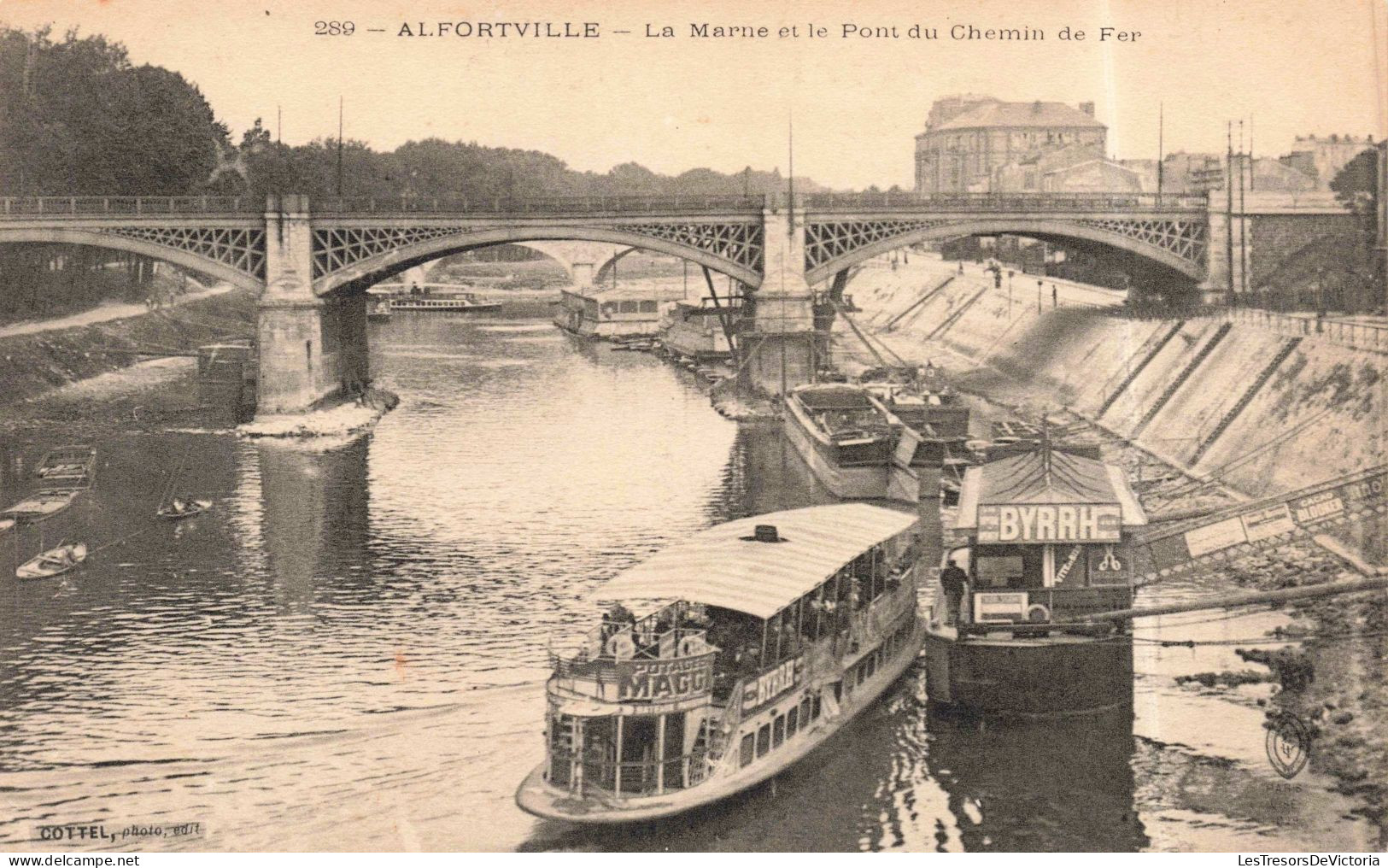FRANCE - Créteil - Alfortville - La Marne Et Le Pont Du Chemin De Fer - Carte Postale Ancienne - Creteil