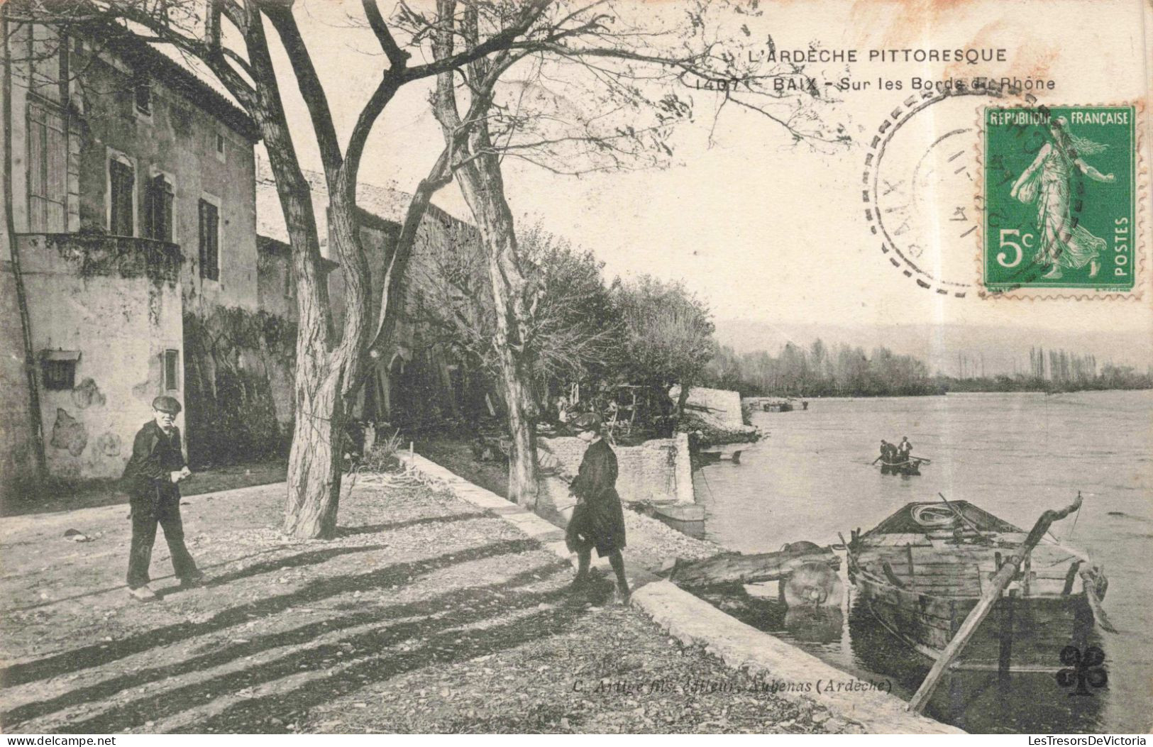 FRANCE - Privas - Baix - Sur Les Bords Du Rhône - Carte Postale Ancienne - Privas