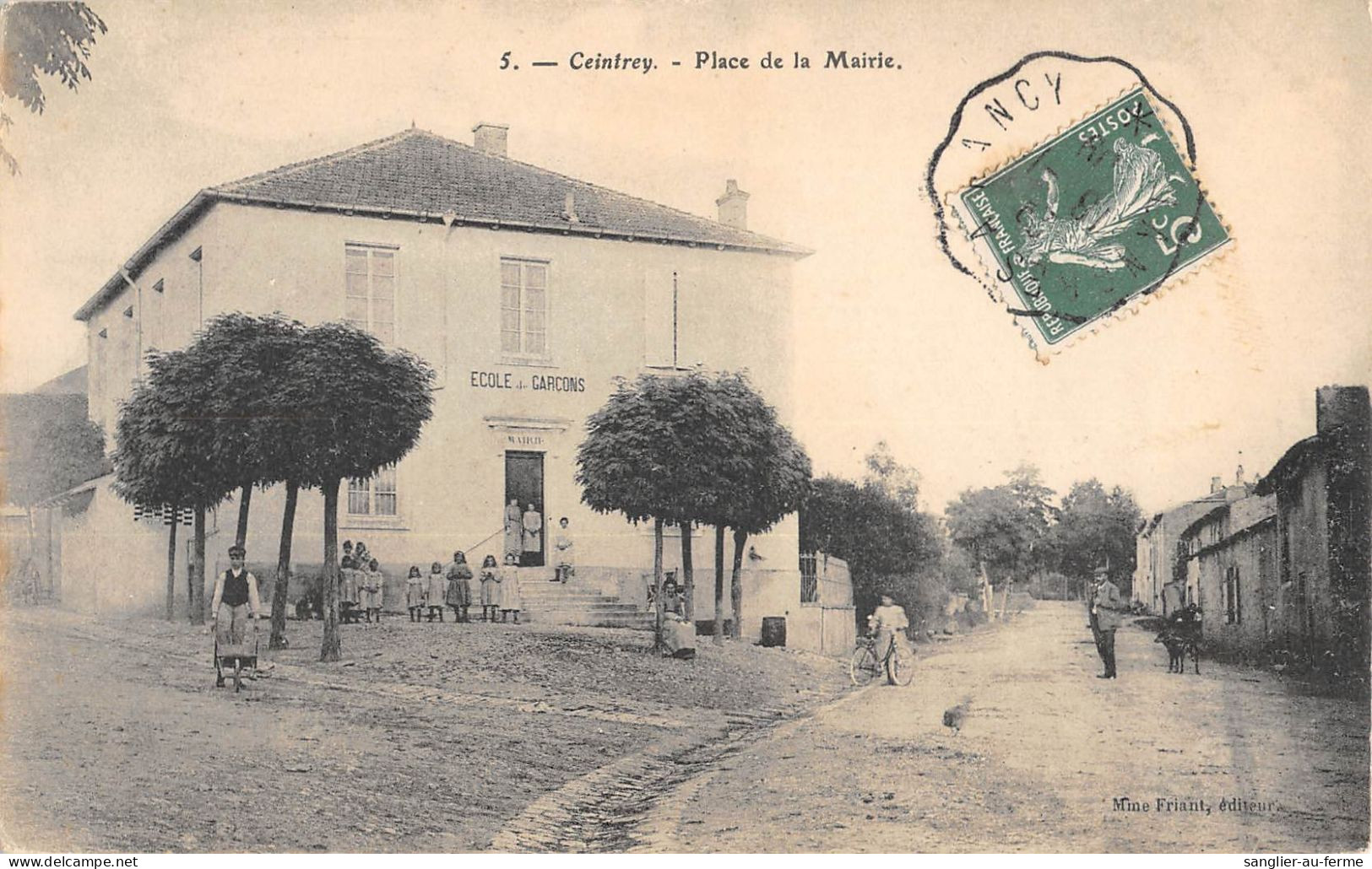 CPA 54 CEINTREY / PLACE DE LA MAIRIE - Autres & Non Classés