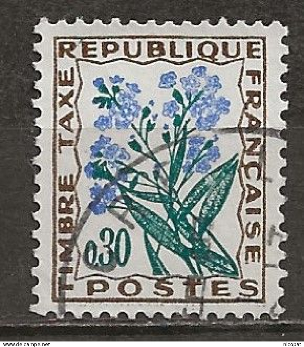 FRANCE Oblitéré 99 Fleur Des Champs Myosotis - 1960-.... Oblitérés