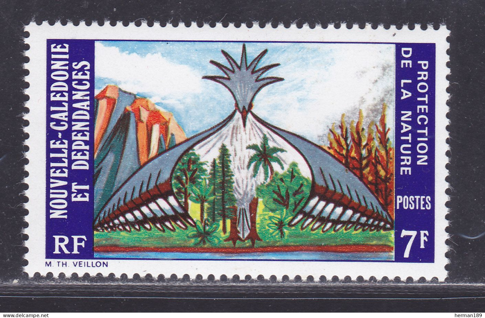 NOUVELLE CALEDONIE N°  390 ** MNH Neuf Sans Charnière, TB (D5444) Protection De La Nature - 1974 - Neufs