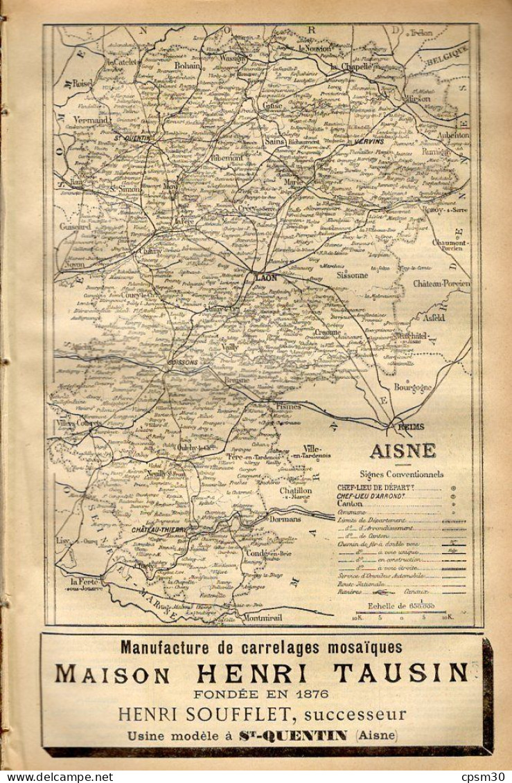 ANNUAIRE - 02 - Département Aisne - Année 1905 - édition Didot-Bottin - 60 Pages - Telefonbücher