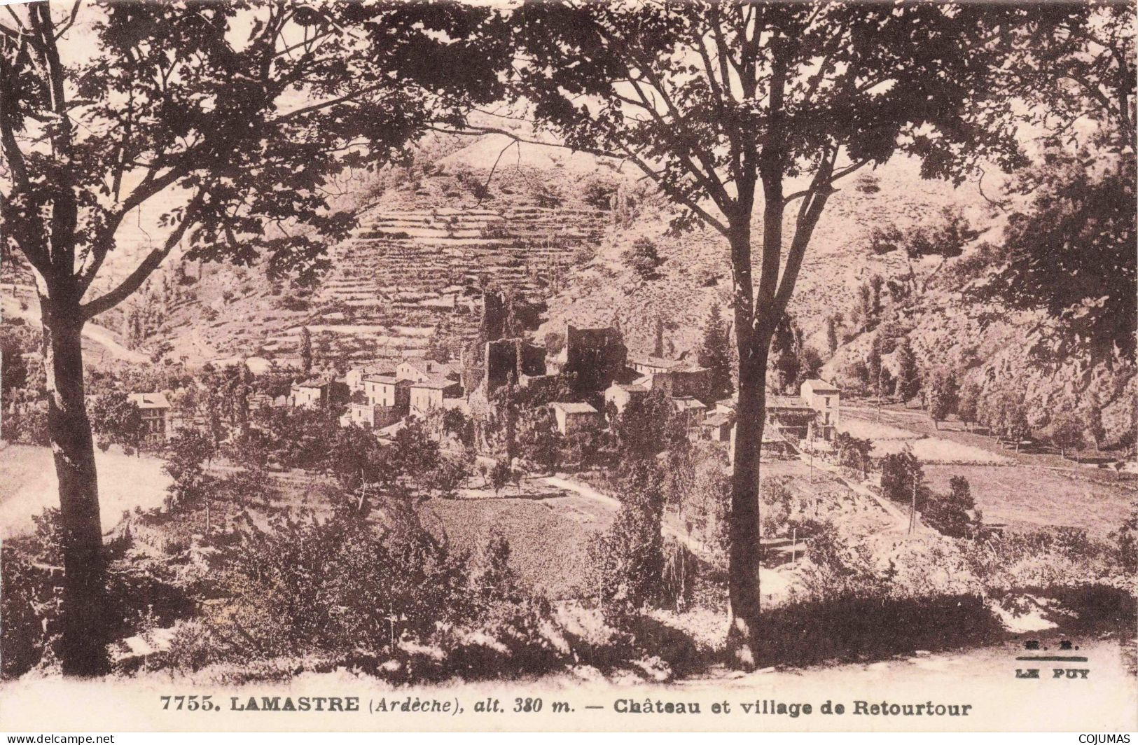 07 - LAMASTRE _S21726_ Château Et Village De Retourtour - Lamastre
