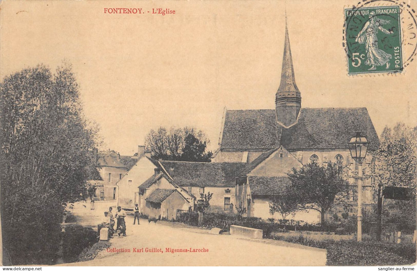 CPA 54 FONTENOY / EGLISE - Other & Unclassified