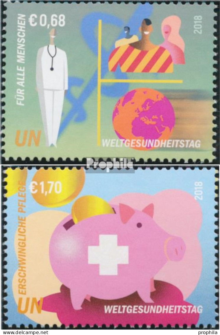 UNO - Wien 1014-1015 (kompl.Ausg.) Postfrisch 2018 Weltgesundheitstag - Neufs