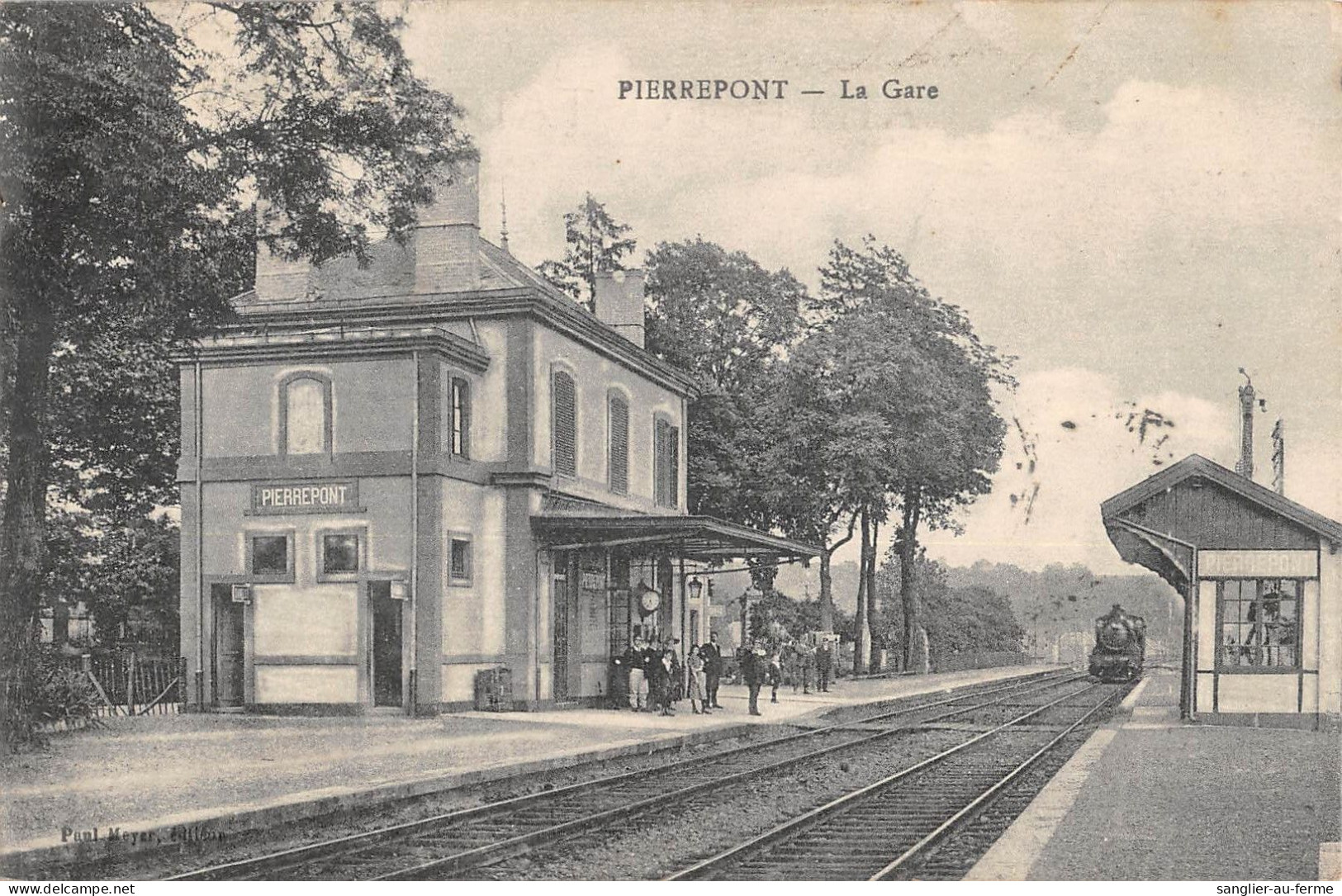CPA 54 PIERREPONT / LA GARE - Other & Unclassified