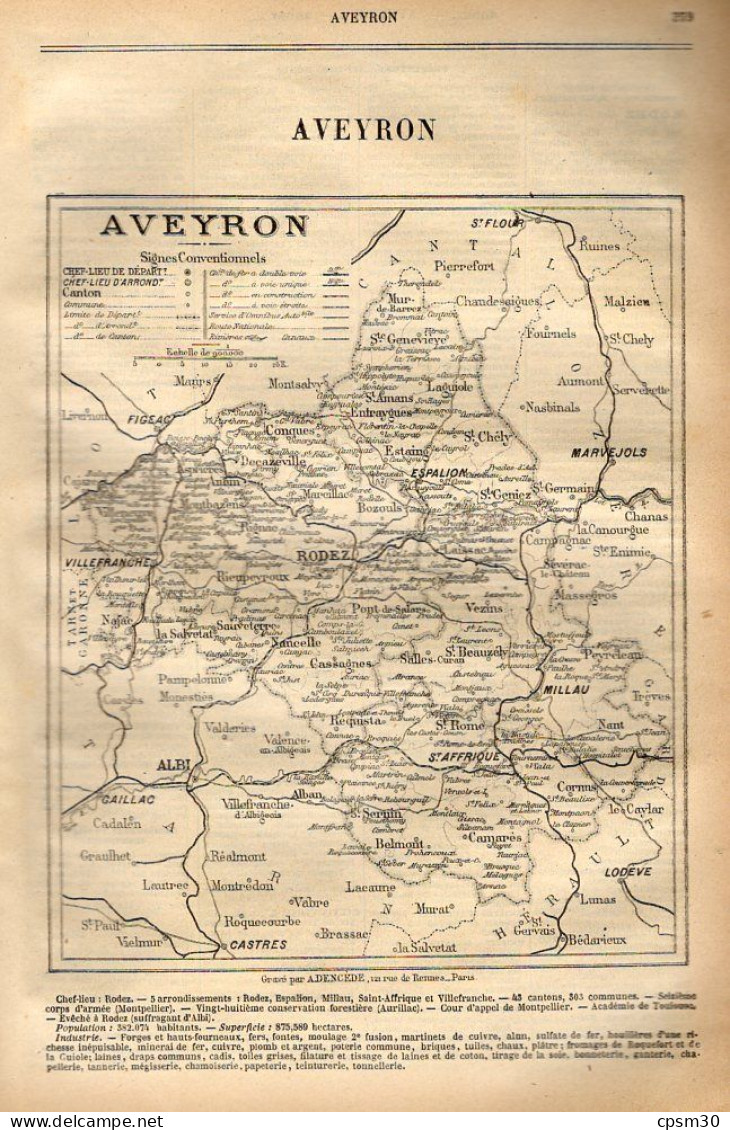 ANNUAIRE - 12 - Département Aveyron - Année 1905 - édition Didot-Bottin - 24 Pages - Telefonbücher