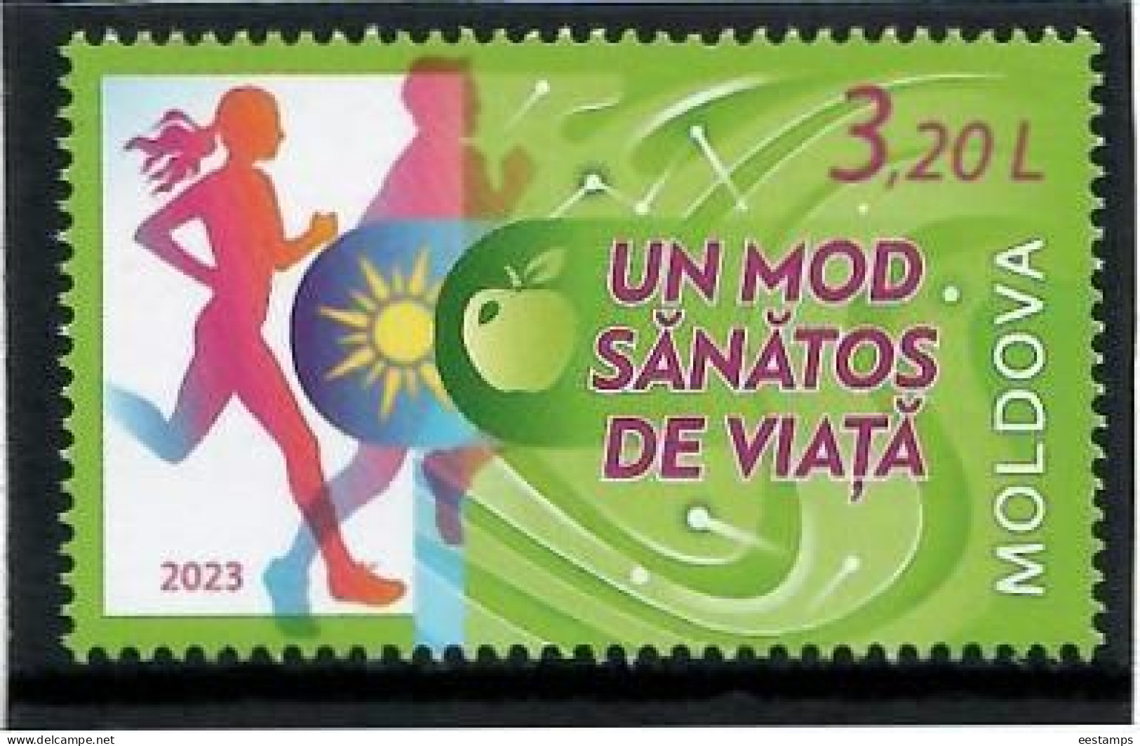 Moldova 2023 . Healthy Lifestyle (Sports). 1v. - Moldavië