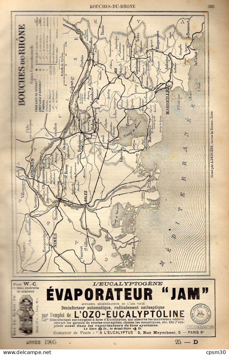 ANNUAIRE - 13 - Département Bouches Du Rhone - Année 1905 - édition Didot-Bottin - 146 Pages - Telephone Directories