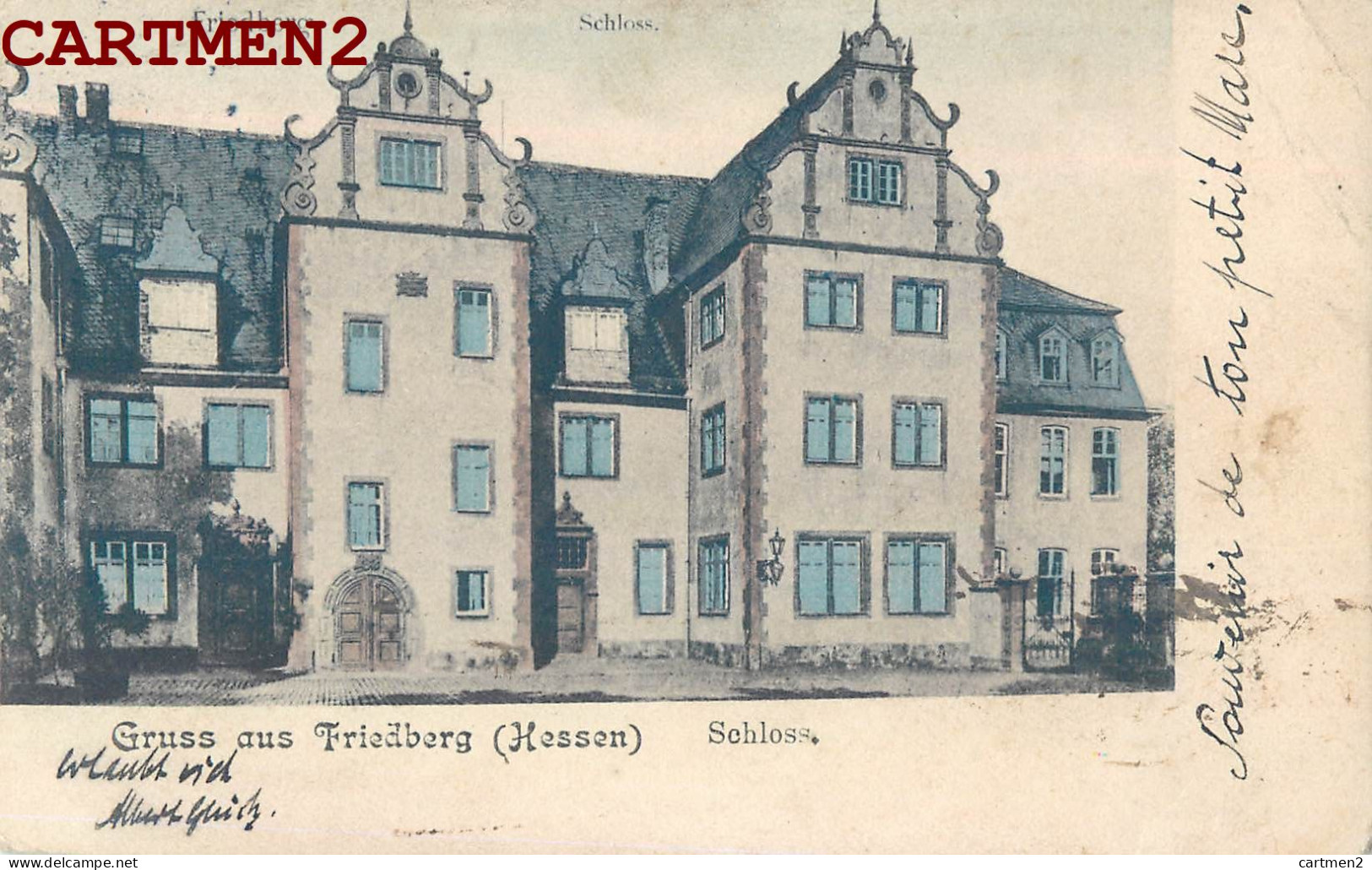 GRUSS AUS FRIEDBERG HESSEN SCHLOSS 1900 - Friedberg