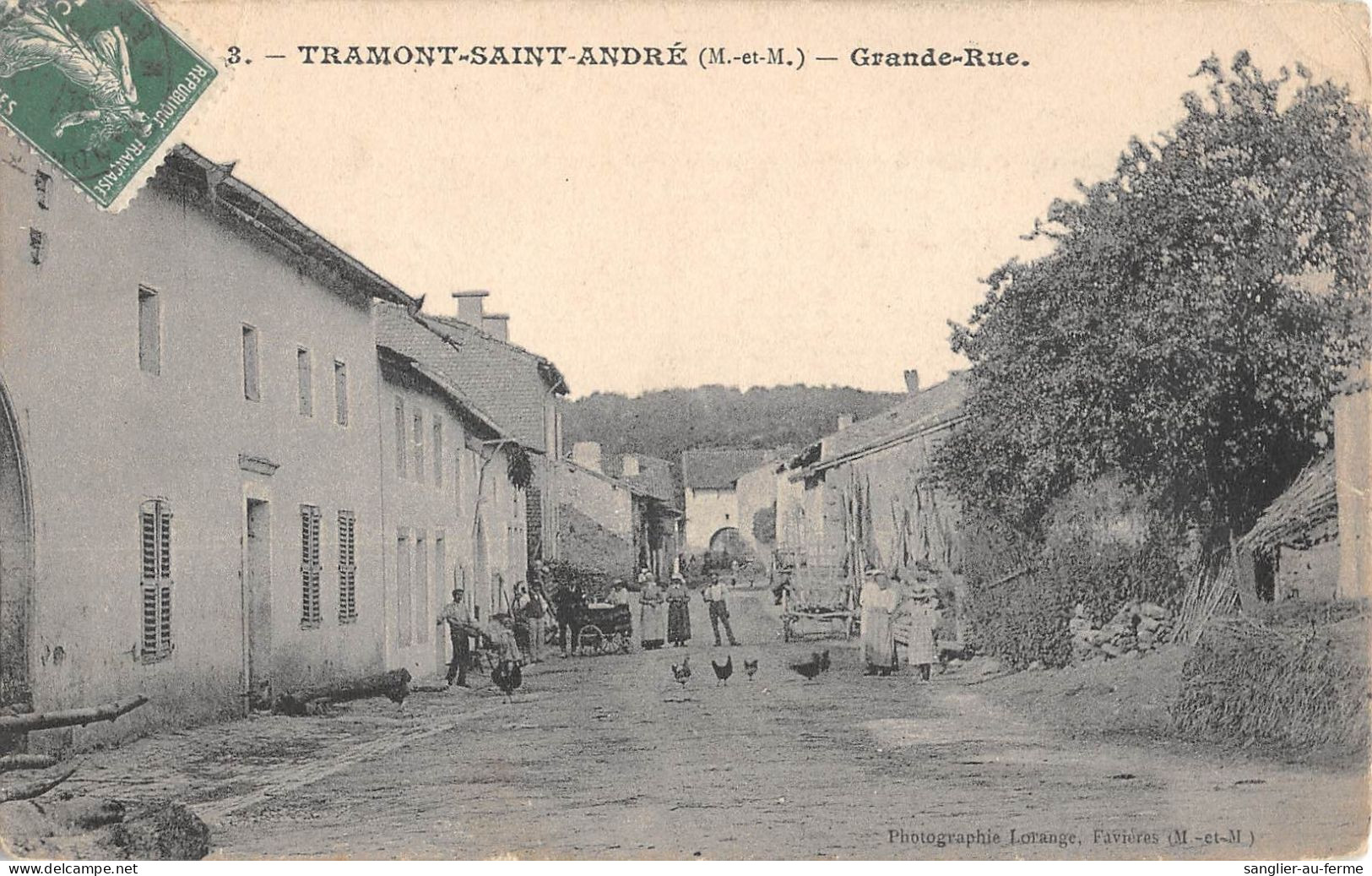 CPA 54 TRAMONT SAINT ANDRE / GRANDE RUE - Altri & Non Classificati