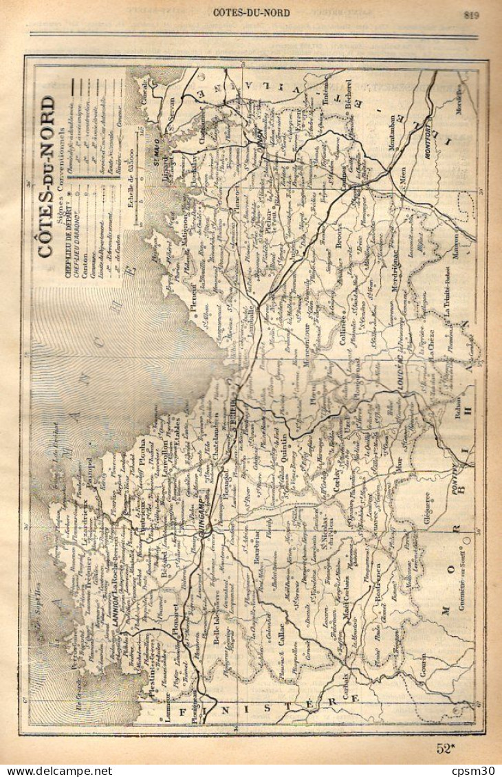 ANNUAIRE - 22 - Département Cotes Du Nord - Année 1905 - édition Didot-Bottin - 25 Pages - Annuaires Téléphoniques